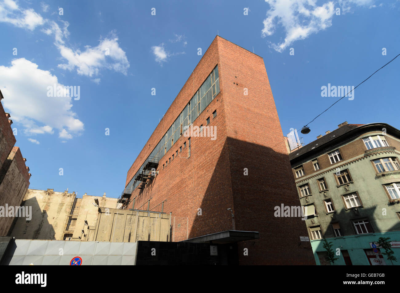 Budapest: Edificio del trasformatore nella città di Elizabeth, Ungheria, Budapest, Foto Stock