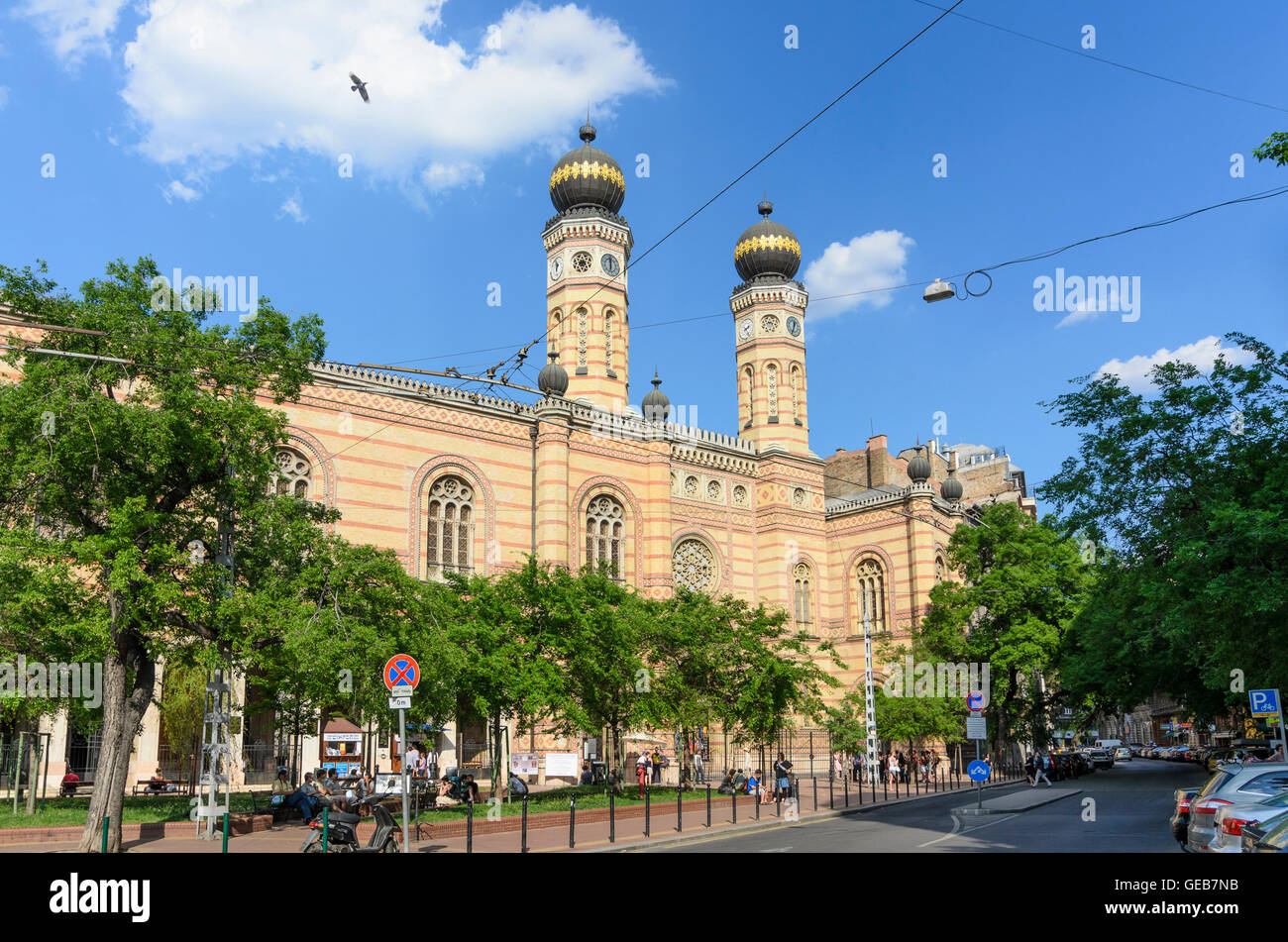 Budapest: grande sinagoga, Ungheria, Budapest, Foto Stock