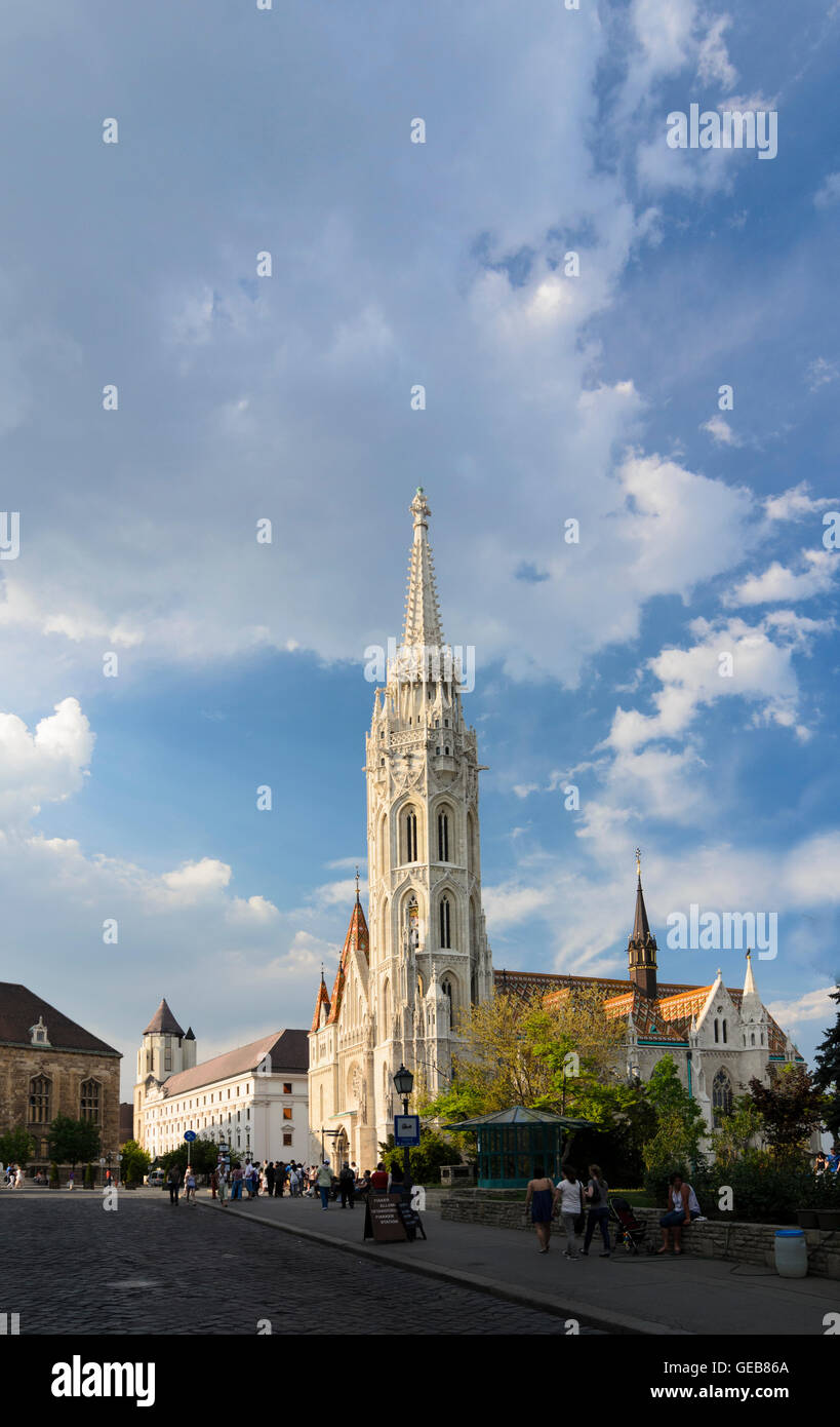 Budapest: la chiesa di San Mattia, Ungheria, Budapest, Foto Stock