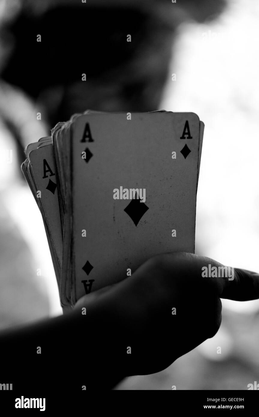 Il deck mostrato due 1 Foto Stock