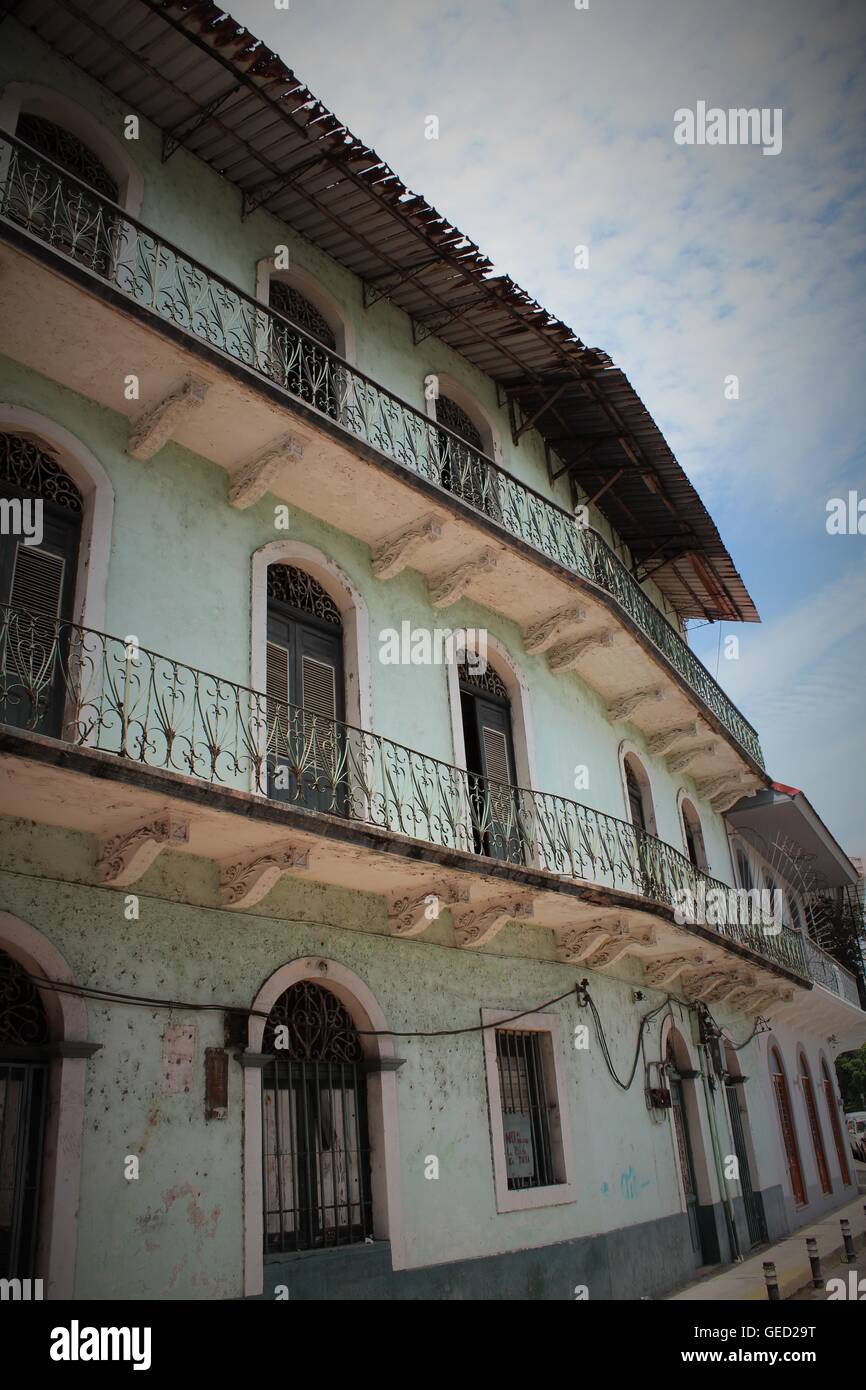 Panama coloniale, Casco Viejo Foto Stock