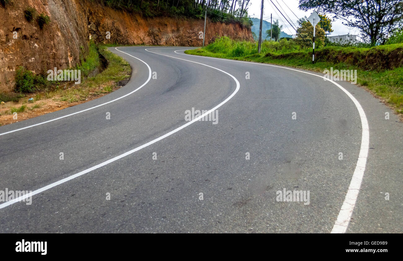 Hill Country Road Foto Stock