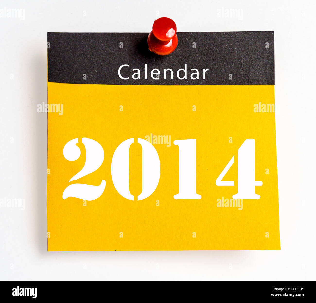 Calendario 2014 Foto Stock