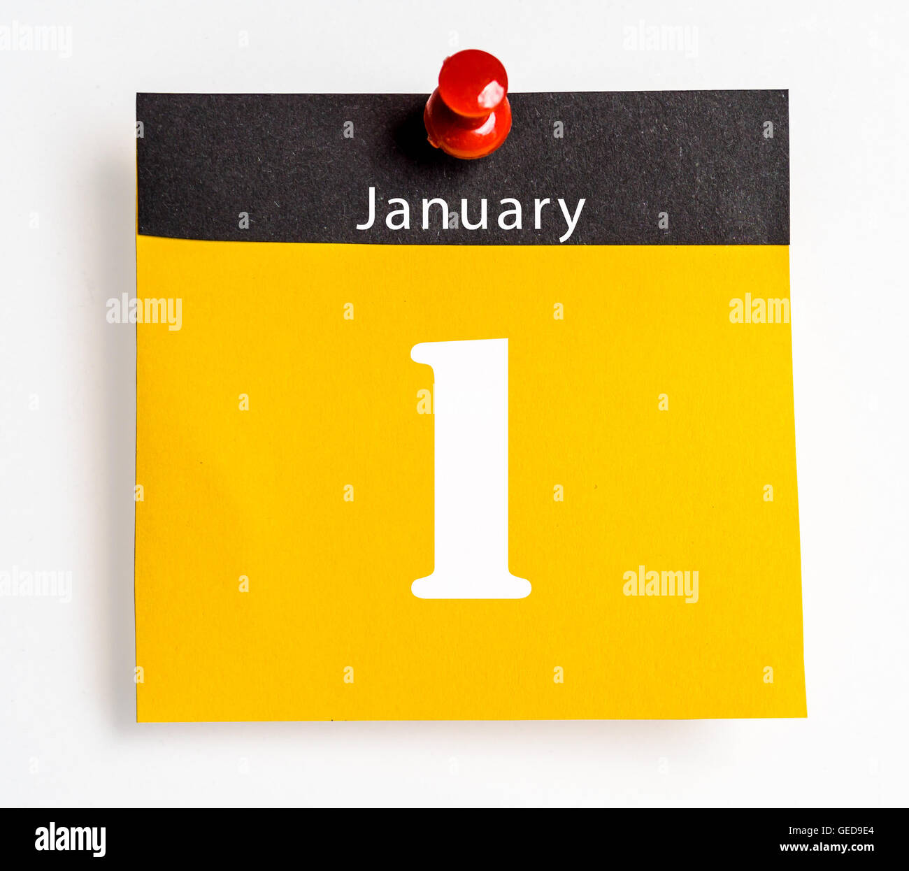 1 ° gennaio Foto Stock