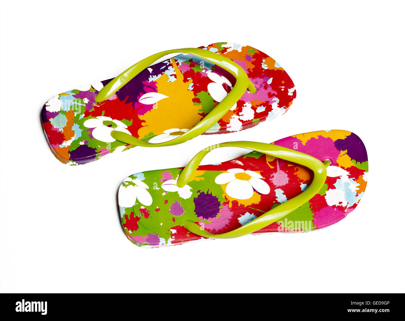 Pantofole di estate Foto Stock