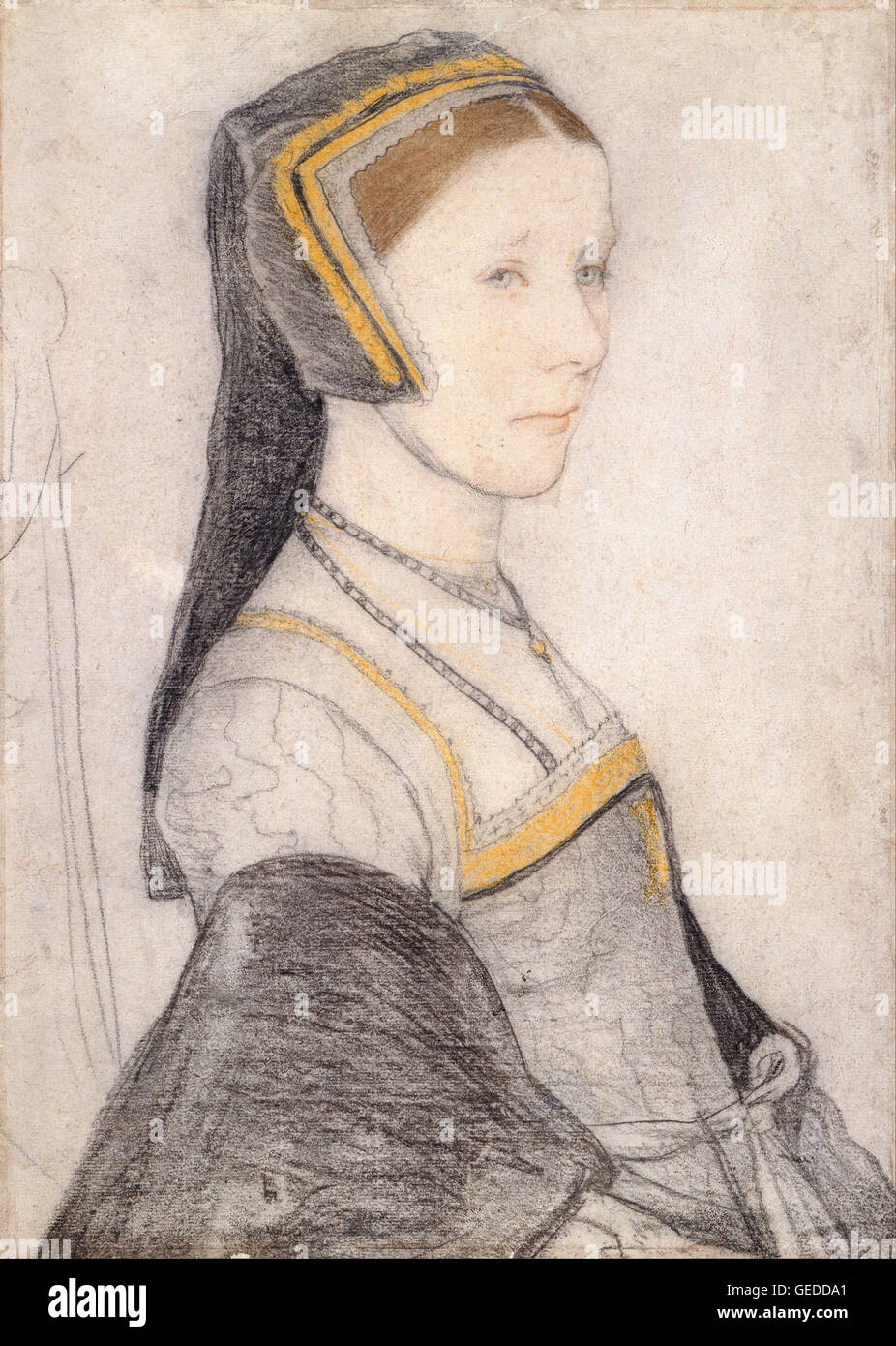 Hans Holbein il Giovane - Anne Cresacre (c.1511-77) Foto Stock