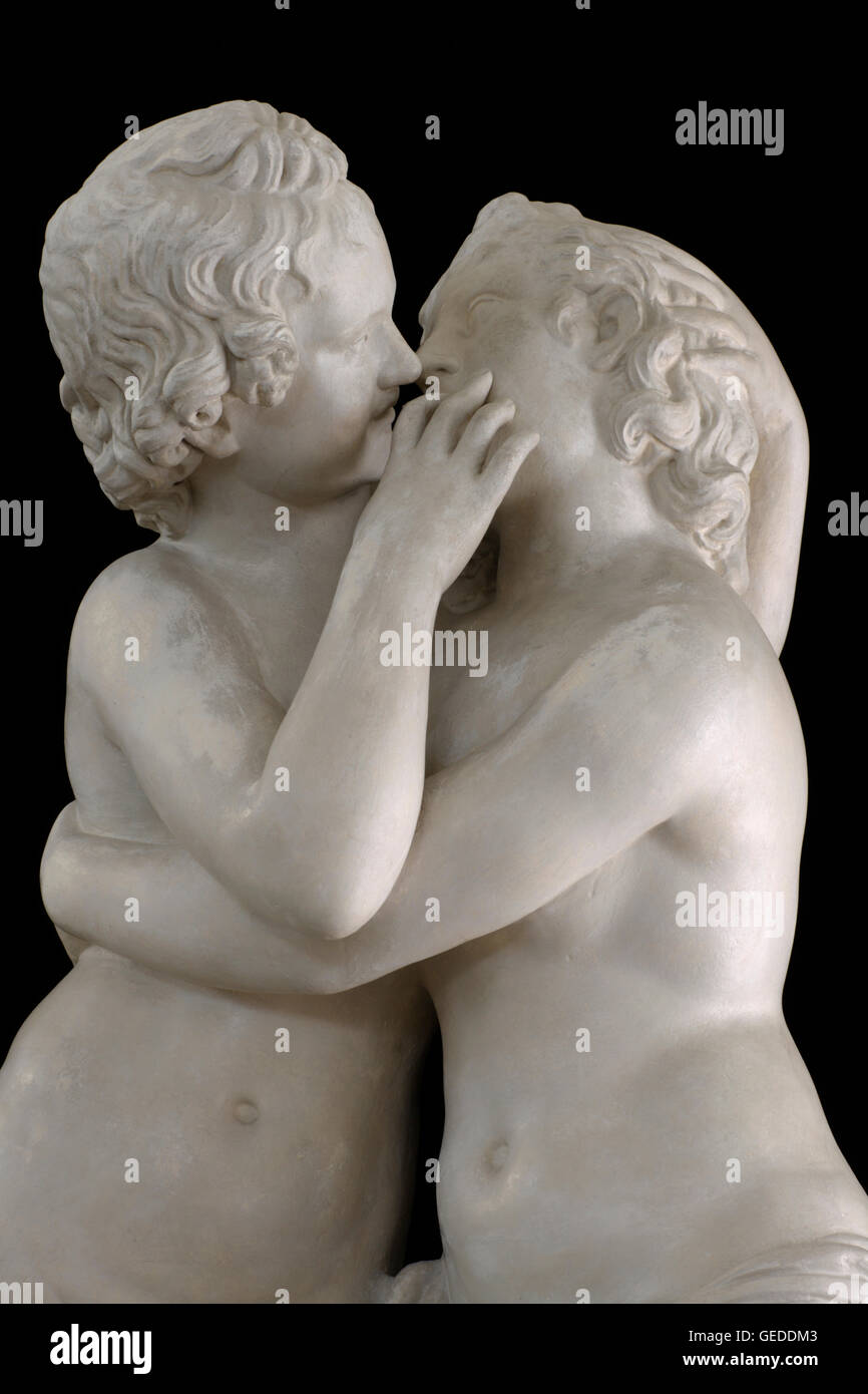 Amore e Psiche, amore, scultura Foto stock - Alamy