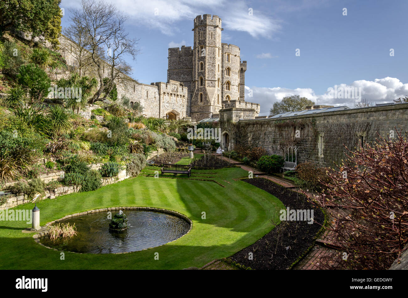 Il castello di Windsor REGNO UNITO,l'Inghilterra,la gran bretagna Foto Stock