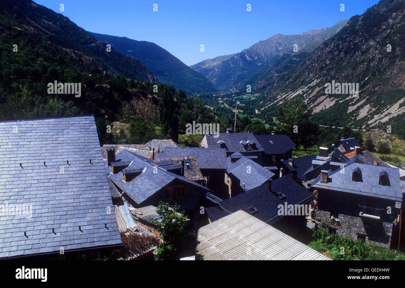Visualizzatore di Boí. Boí valley.provincia di Lleida. La Catalogna. Spagna Foto Stock