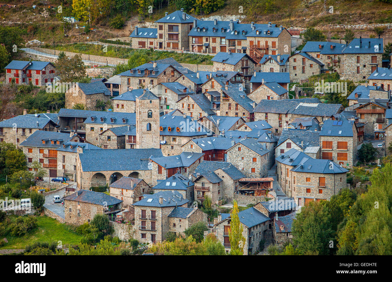 Durro.Boí valley.provincia di Lleida. La Catalogna. Spagna Foto Stock