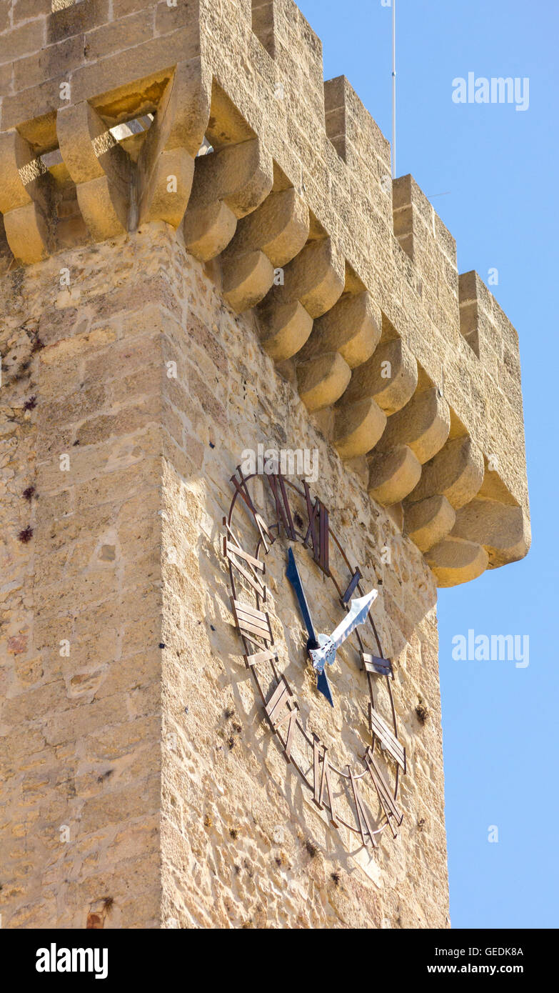 Torre Mangana nella città di Cuenca, Spagna Foto Stock