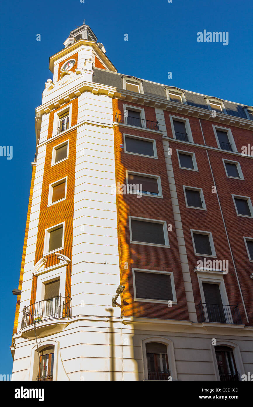 Edificio nella città di Valladolid, Spagna Foto Stock