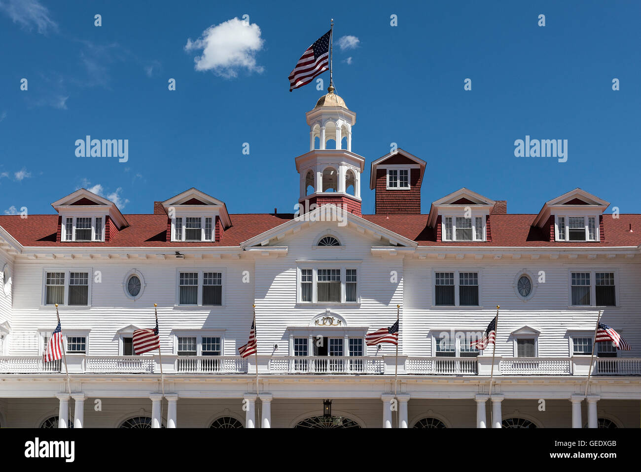 La Stanley Hotel, Estes Park, COLORADO, Stati Uniti d'America Foto Stock