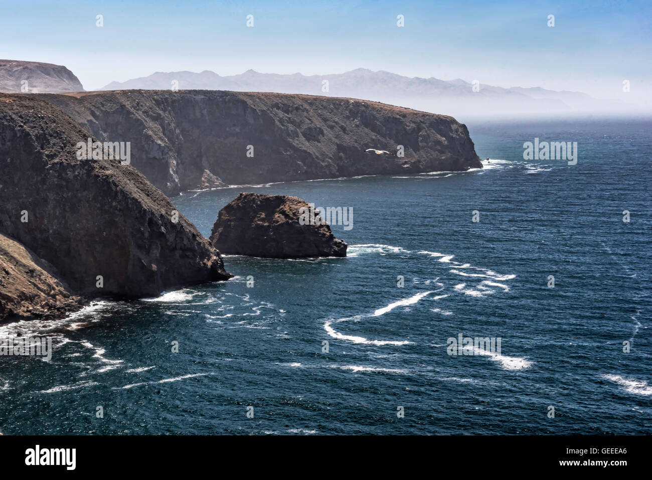 Parco Nazionale delle Isole del Canale e Isola di Santa Cruz Foto Stock