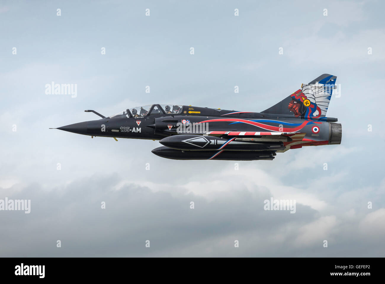 Mirage 2000 Ramex display Delta team battenti RIAT Fairford Inghilterra UK Air show Foto Stock
