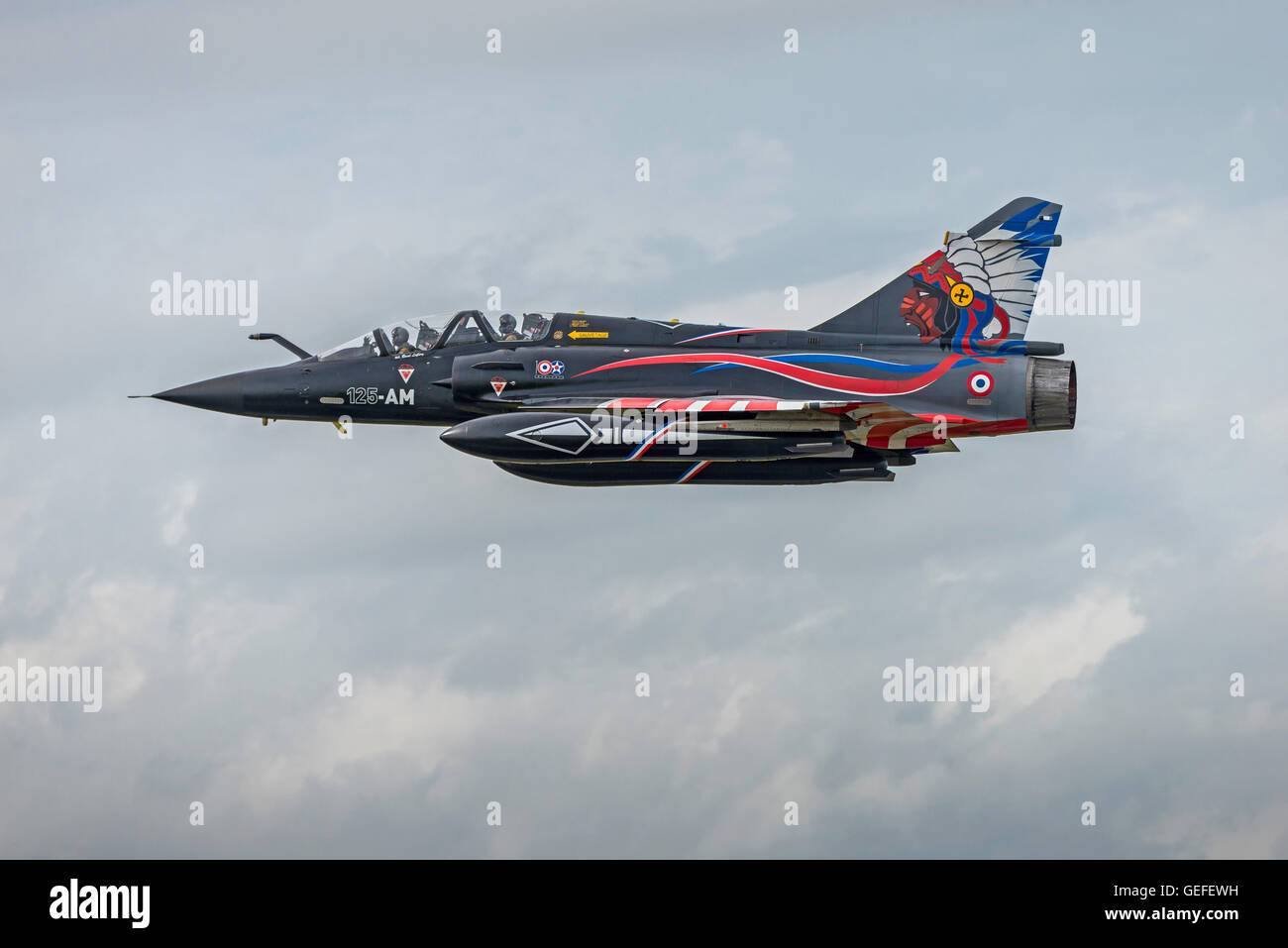 Mirage 2000 Ramex display Delta team battenti RIAT Fairford Inghilterra UK Air show Foto Stock