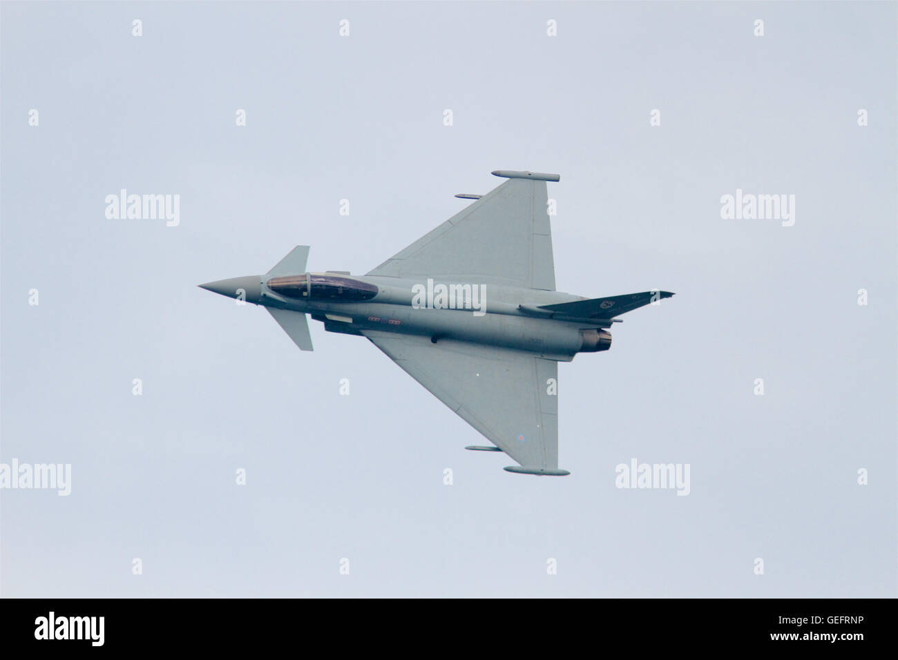 RAF Typhoon Team Display, Sunderland Airshow 2016 Foto Stock