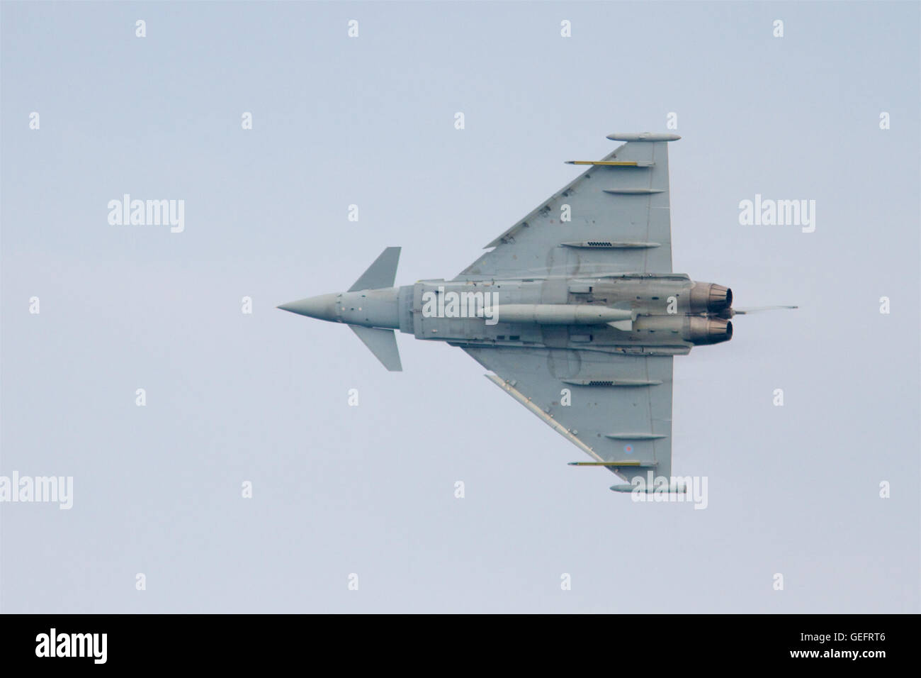 RAF Typhoon Team Display, Sunderland Airshow 2016 Foto Stock