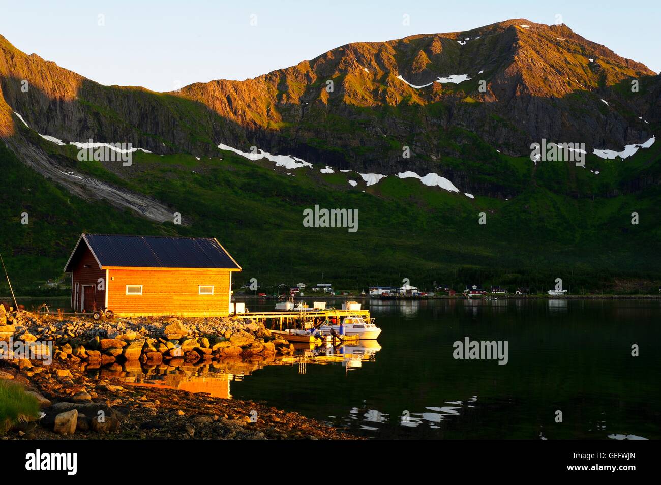 Senjahopn, Norvegia Foto Stock