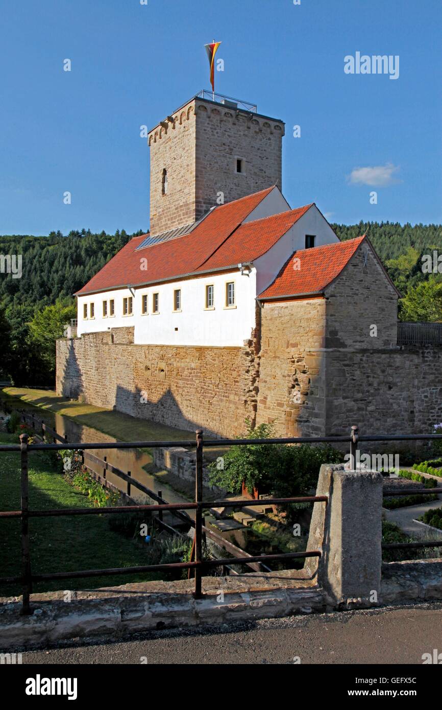Il castello di Reipoltskirchen, Renania-Palatinato Foto Stock