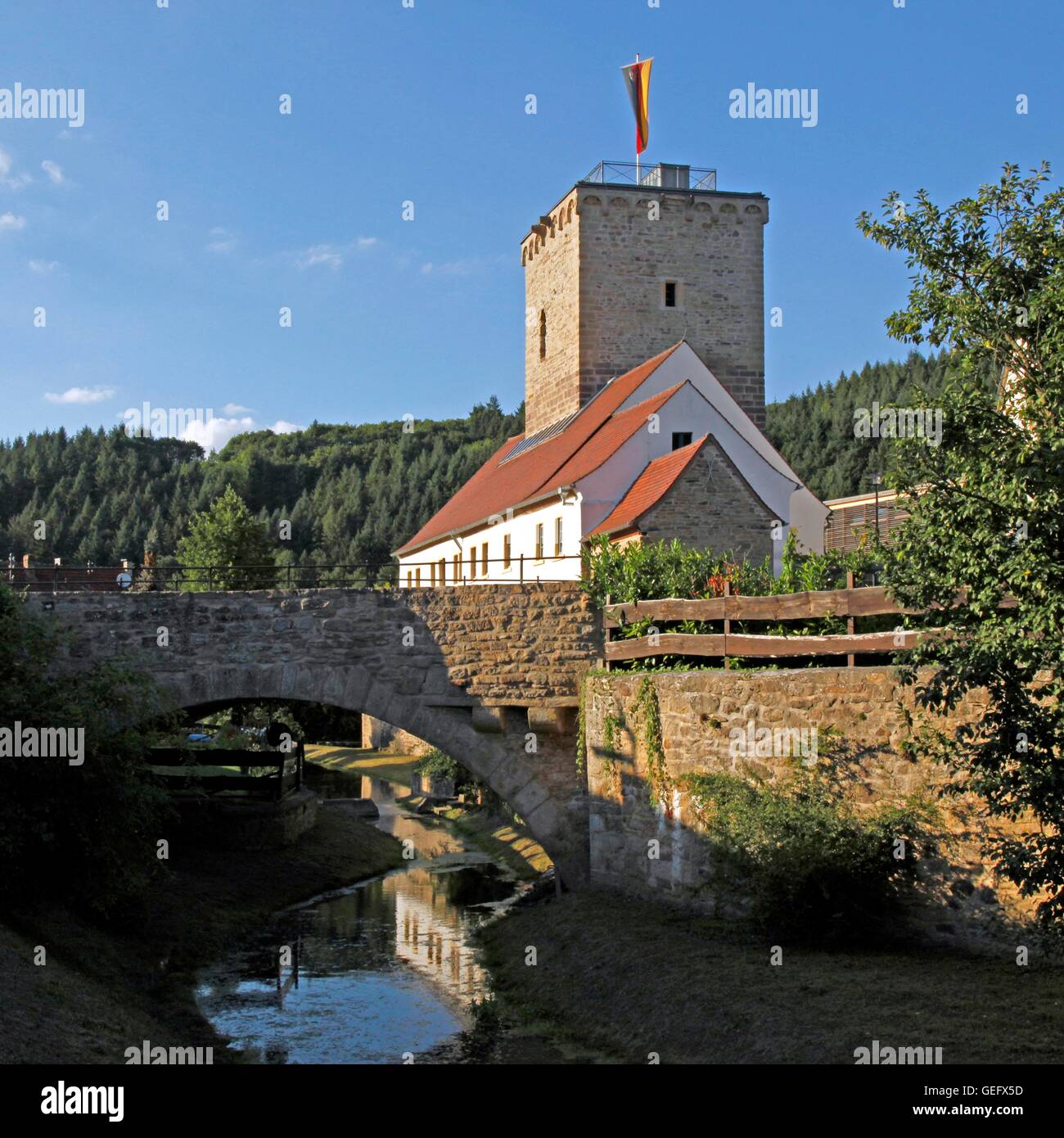 Il castello di Reipoltskirchen, Renania-Palatinato Foto Stock