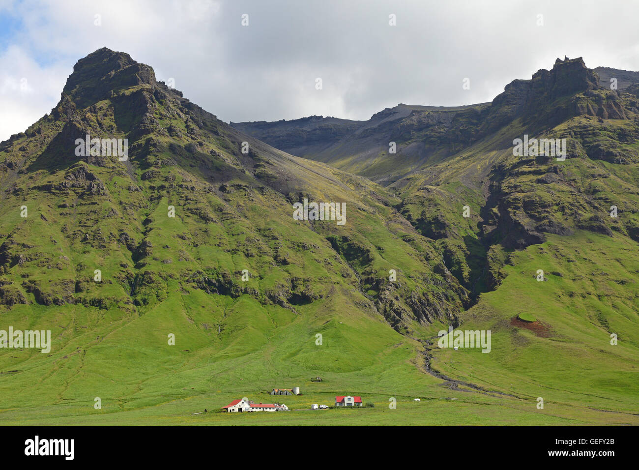 Paesaggio, Sudurland, Sud Islanda Foto Stock