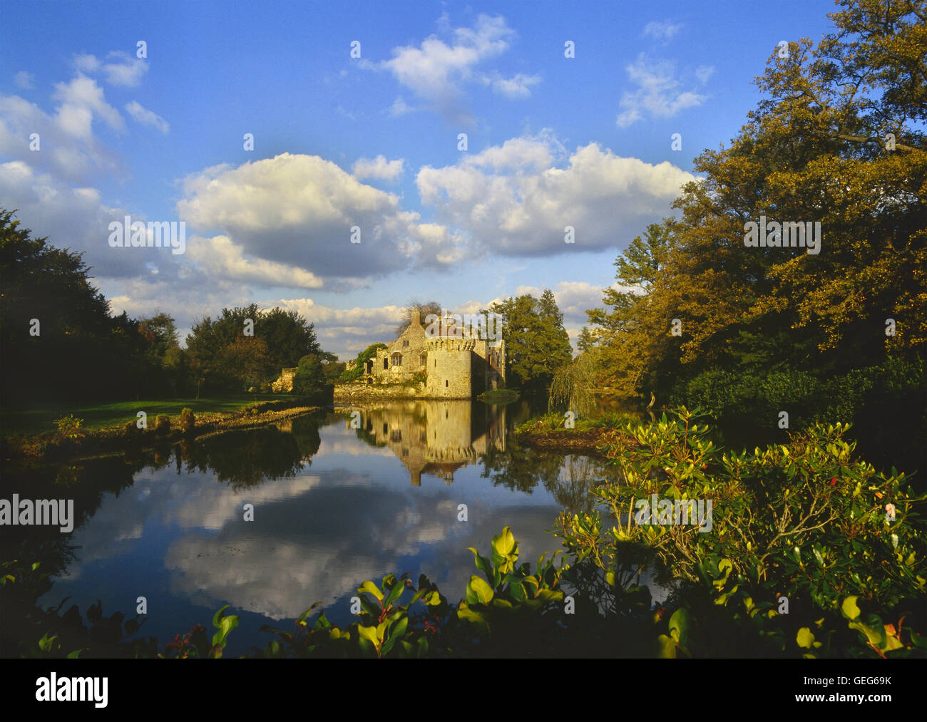 Scotney Castle e giardini. Kent. In Inghilterra. Regno Unito Foto Stock