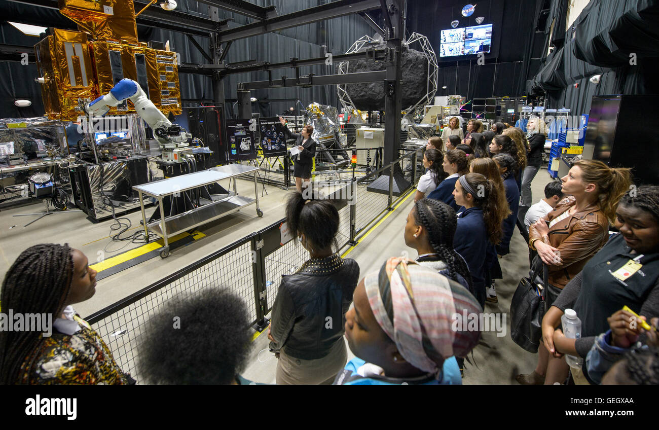 La NASA le donne in caso di azione 03160107 Foto Stock