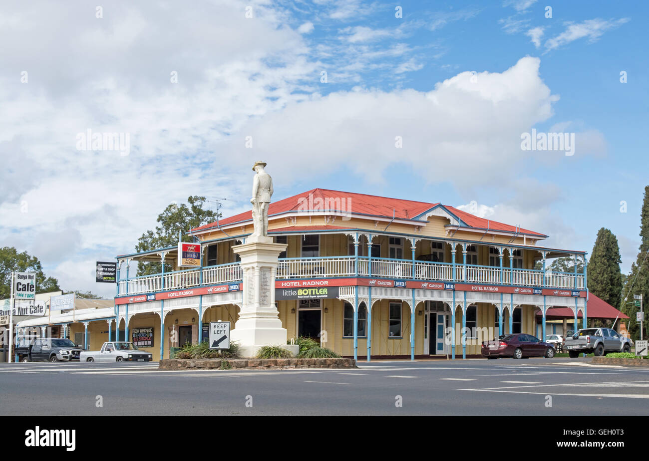 Vecchio Pub Australiano a Blackbutt Queensland Foto Stock