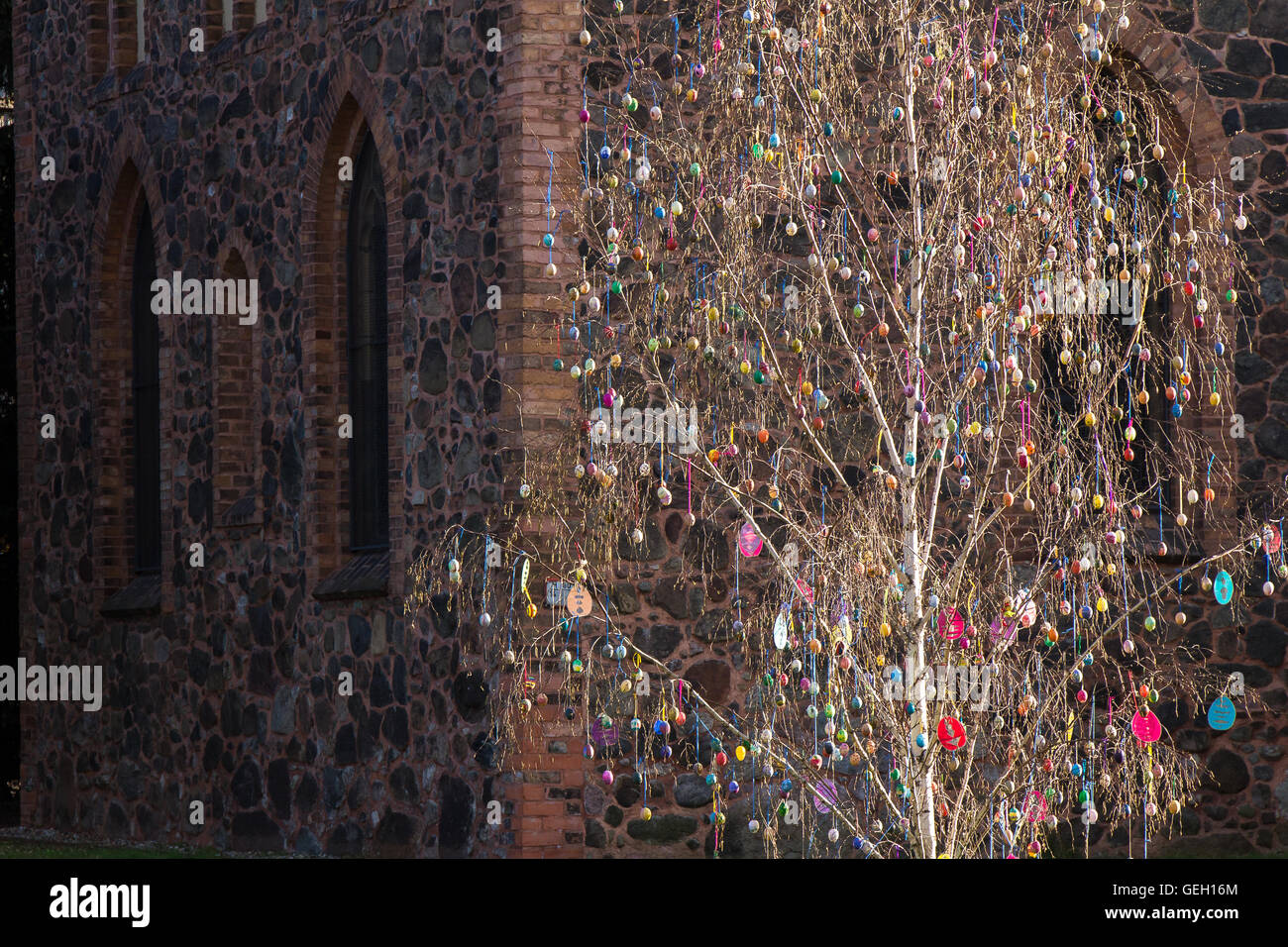 Albero di pasqua a Berlino Foto Stock