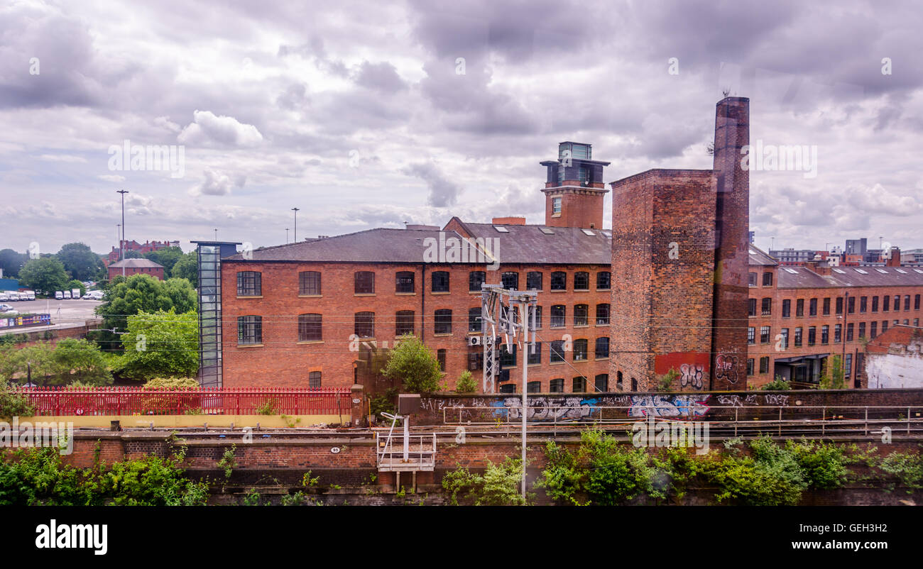 Foto di urbano Manchester City Centre Foto Stock