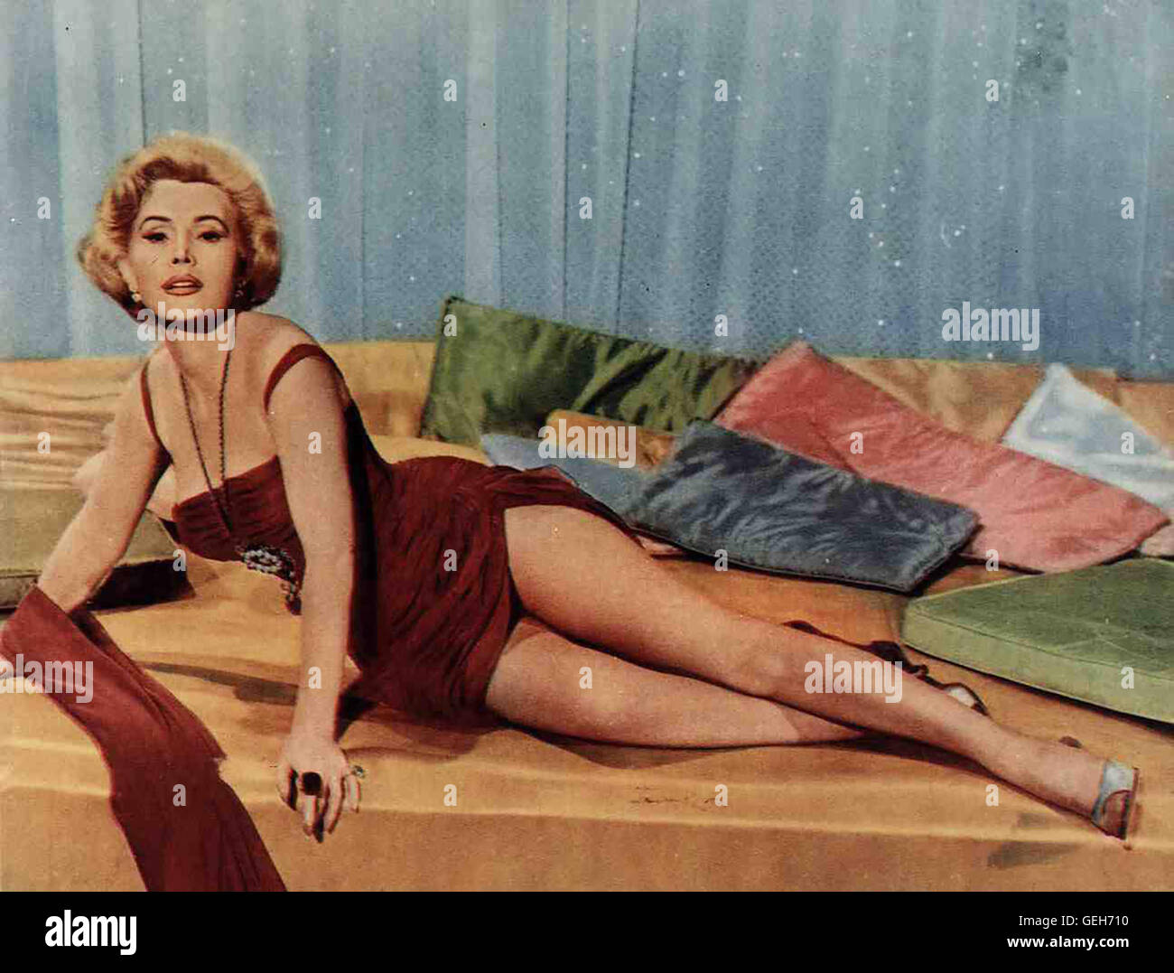 Zsa Zsa Gabor.Caption locale *** 1958, regina di spazio esterno, in den Krallen Der Venus Foto Stock
