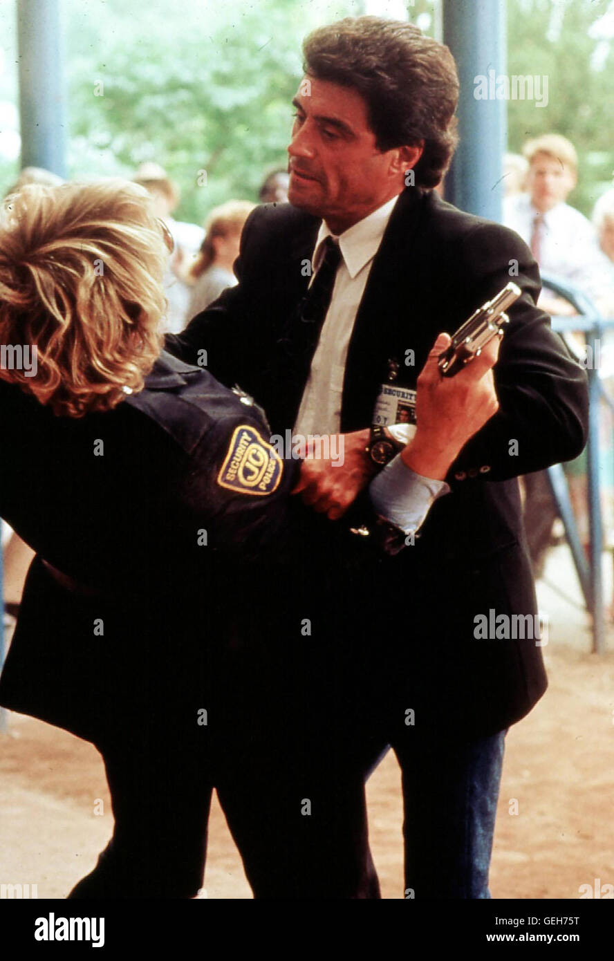 David Cleveland (Ian McShane) *** Caption locale *** 1989, sangue Sport, Entfuehrung - Kein Loesegeld Foto Stock