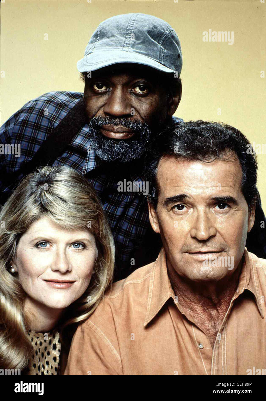 Judith Ivey, Bill Cobby, James Garner Der pensionierte Richter Albert Sidney (James Garner,r) und Gee Penniwell (Bill Cobbs) kennen sich seit ihrer Kindheit. Als Gee die Ehrenmedaille fuer einen Einsatz im Zweiten Weltkrieg verliehen werden soll, verweige Foto Stock