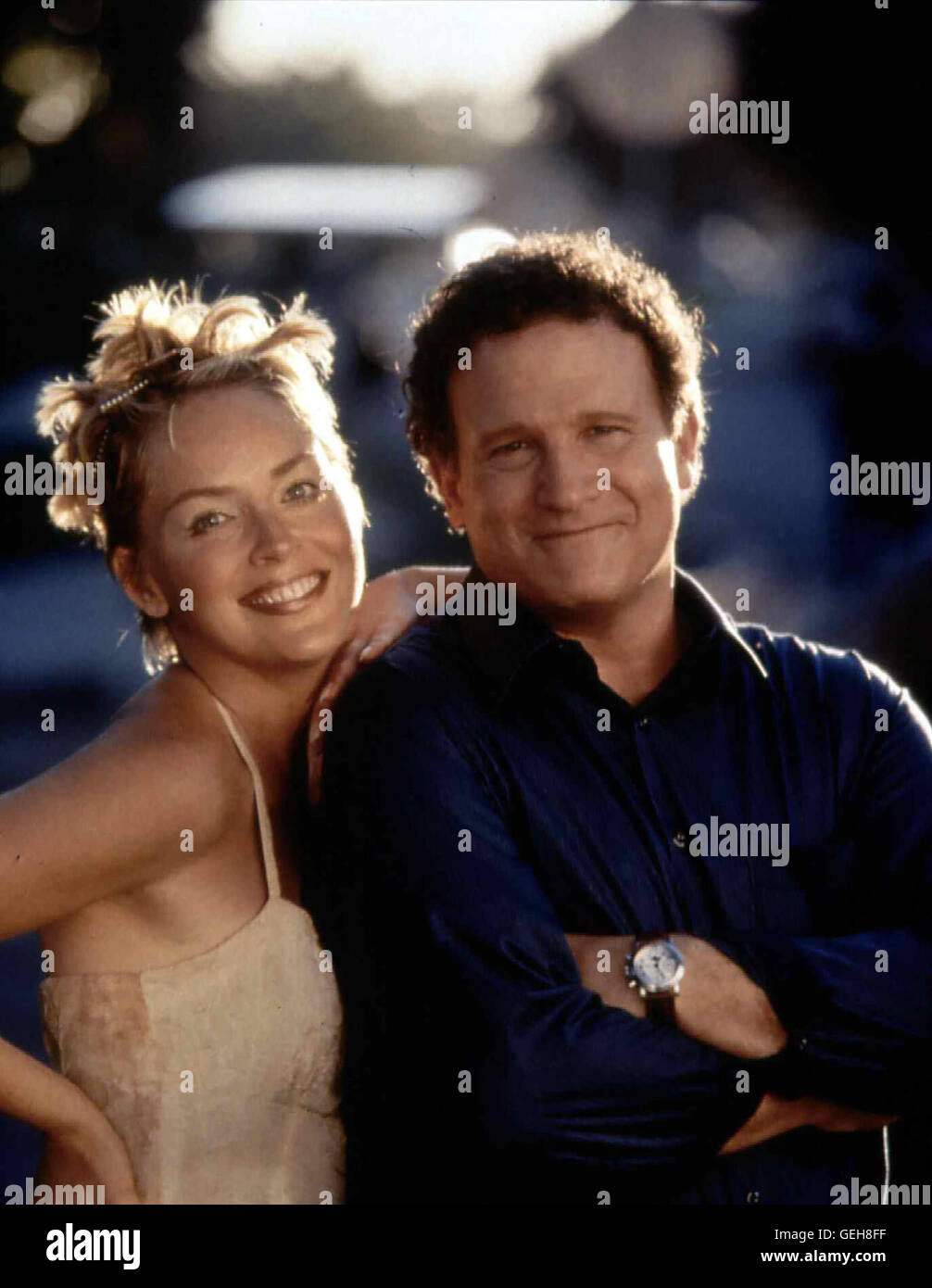 Sharon Stone, Albert Brooks.Caption locale *** 0, Brooks, Albert, il Muse Foto Stock