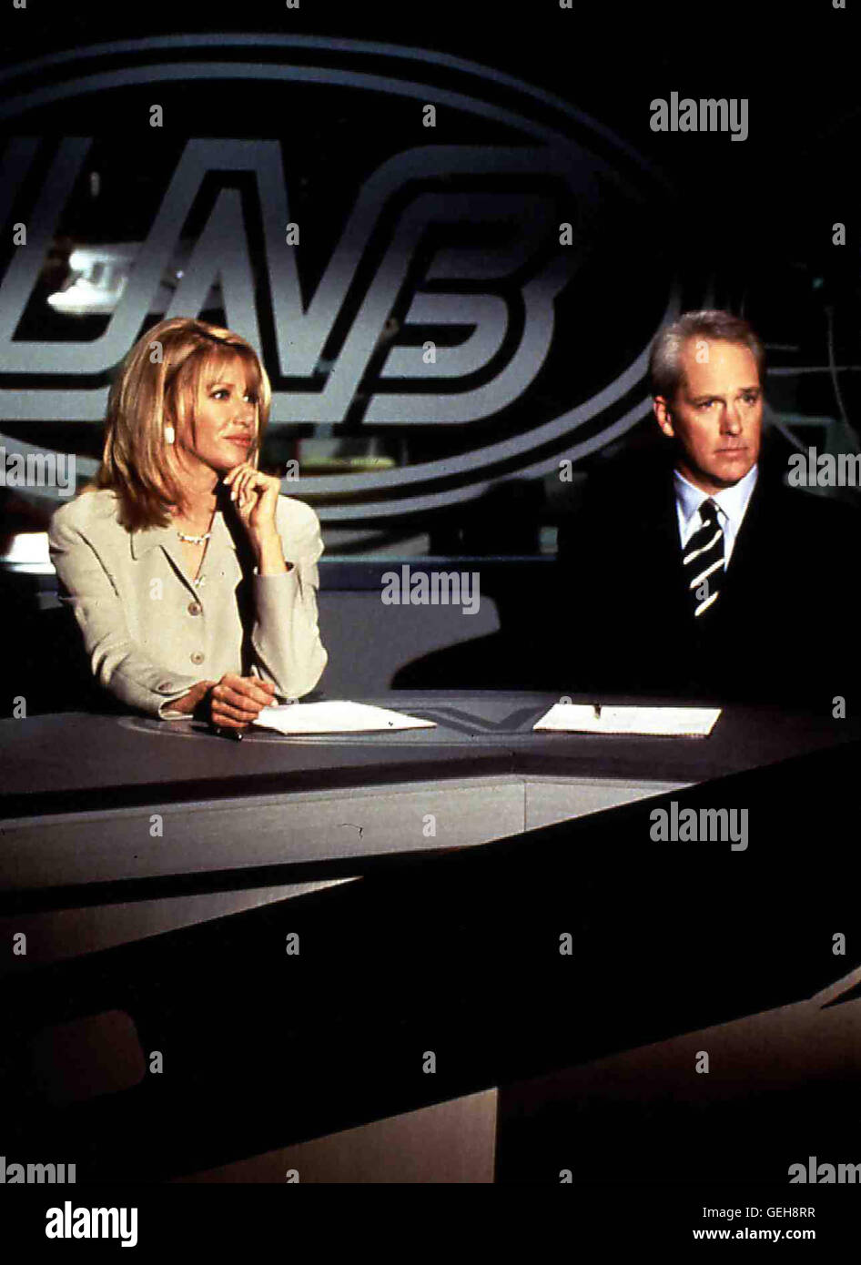 Sally McCormick (Suzanne Somers), Charles Lewis (Charles R. Frank) *** Caption locale *** 1996, Devil's Food, Das Teufelsmahl Foto Stock
