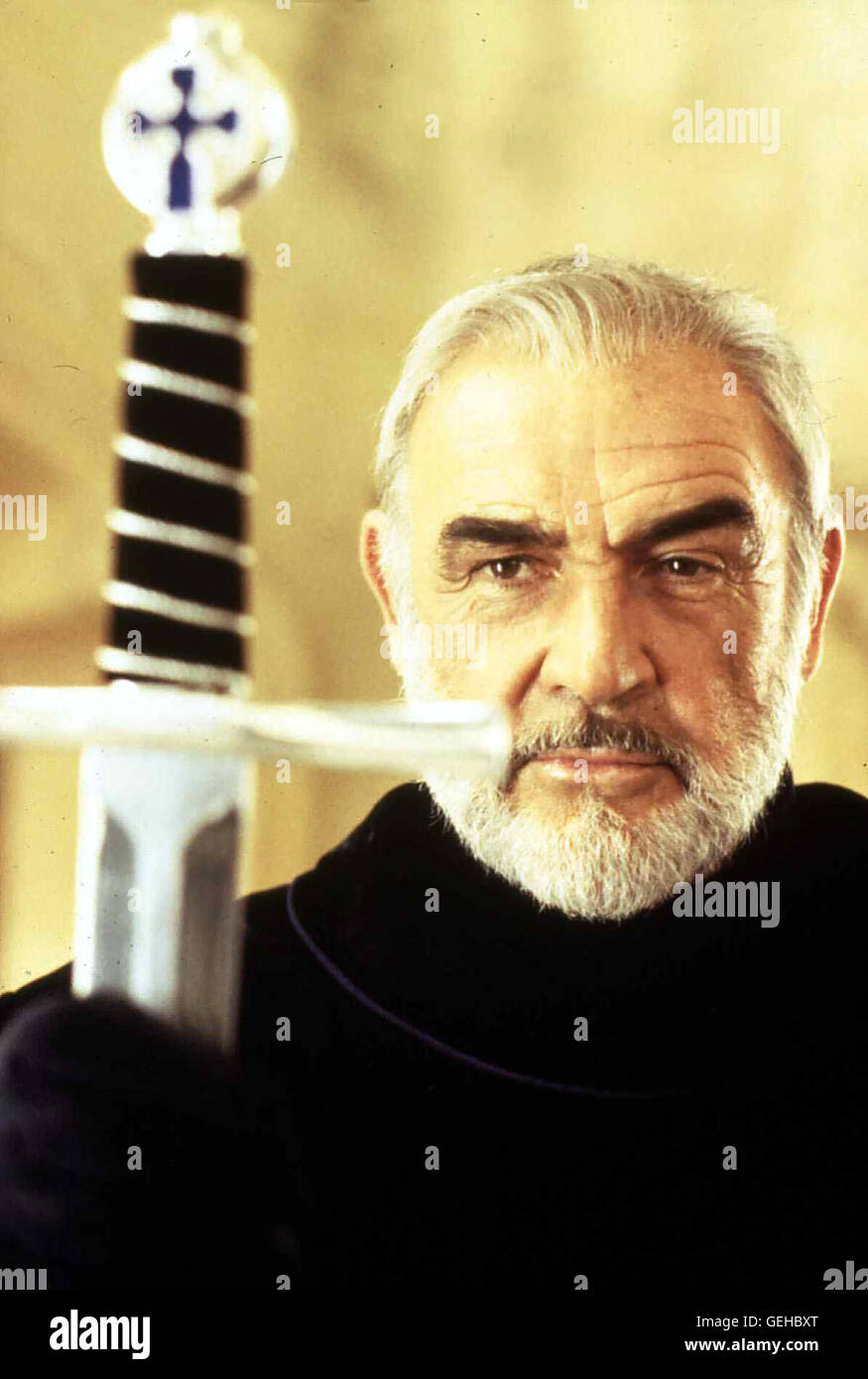 Koenig Artus (Sean Connery) *** Caption locale *** 1995, primo cavaliere, Der erste Ritter Foto Stock