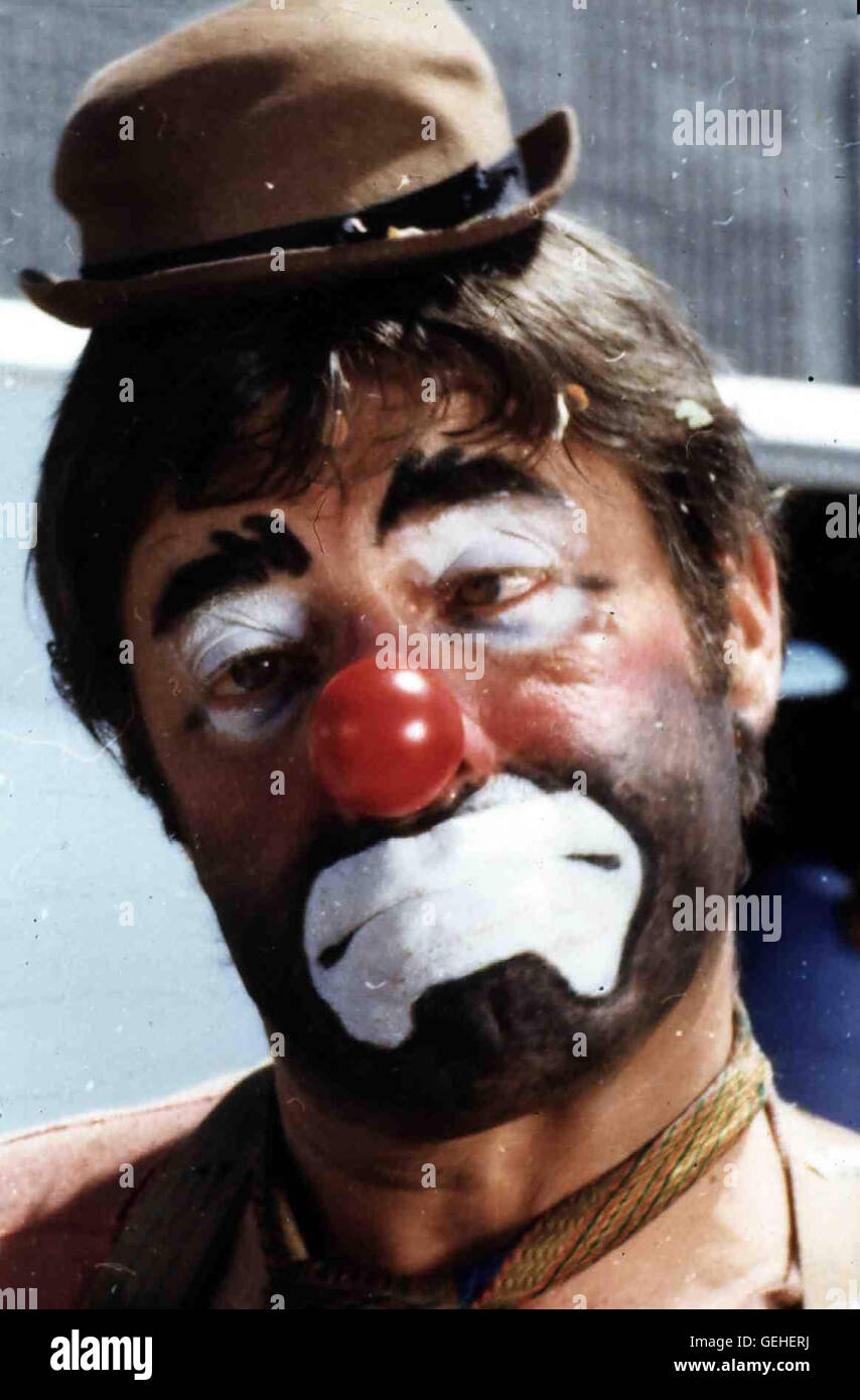 Jerry Lewis Als sein Zirkus Pleite macht, wird Clown Bo Hooper (Jerry Lewis) arbeitslos. *** Caption locale *** 1981, difficilmente funziona, Alles in Handarbeit Foto Stock