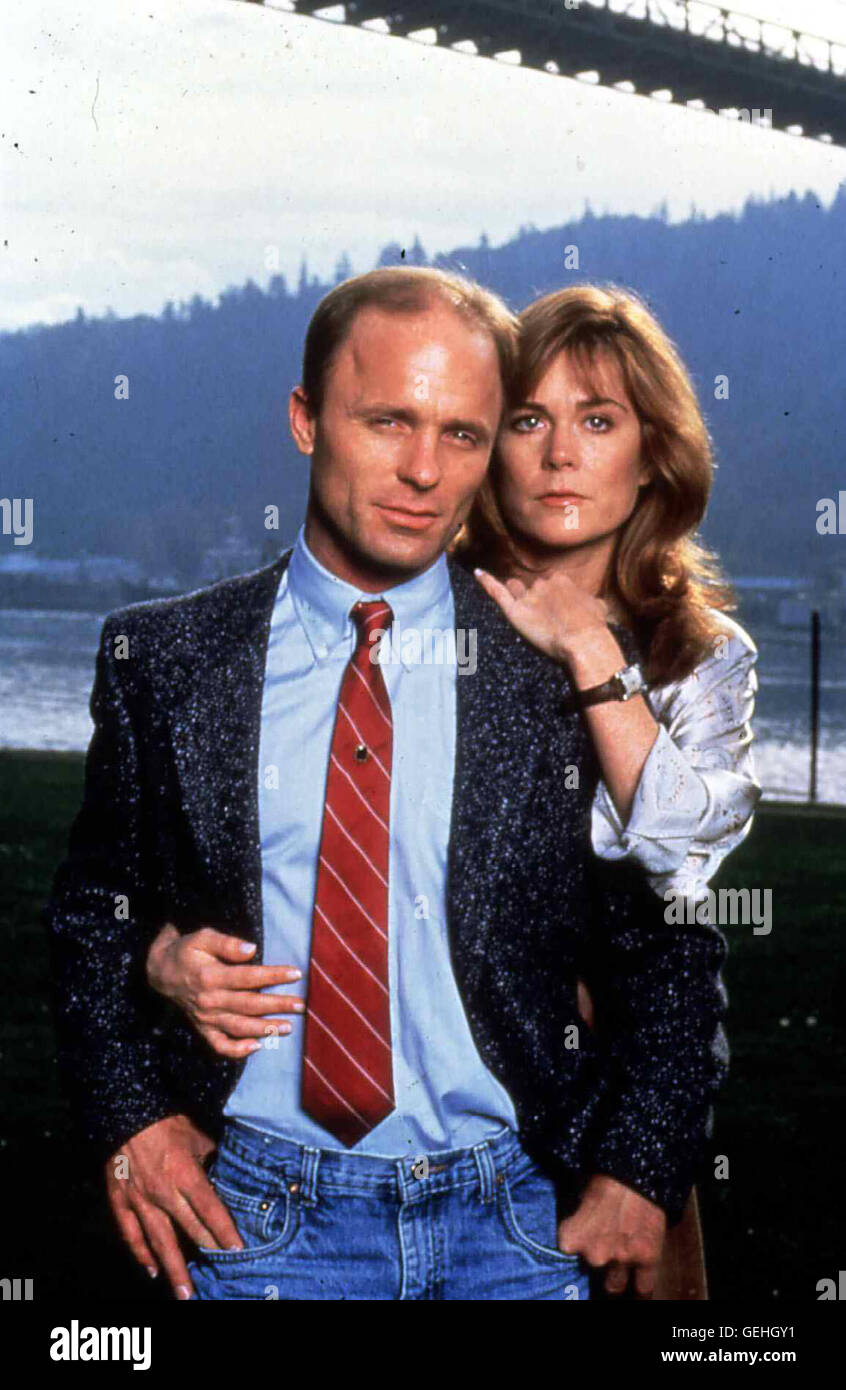 Ed Harris, Roxanne Hart auf dem Hoehepunkt circuizione Karriere als Strafverteidiger zweifelt Harry Nash (Ed Harris) un seinem Beruf und sarà sich eine Denkpause goennen. Auf einer Party lernt er jedoch die attraktive Jenny Stafford (Roxanne Hart) kennen und Foto Stock