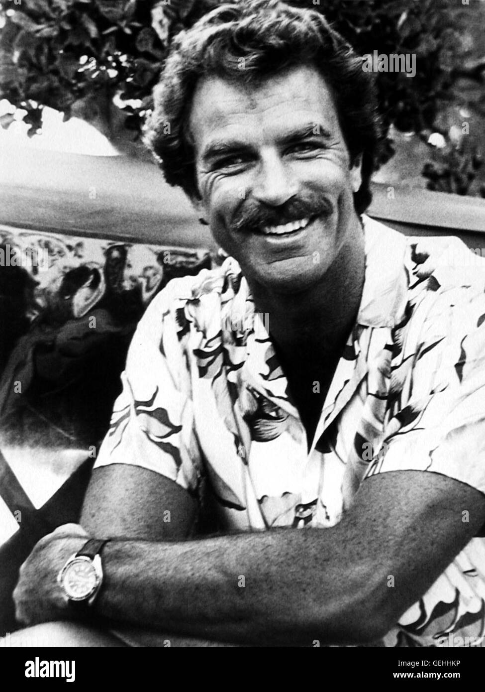 Magnum (Tom Selleck) *** Caption locale *** 1981, Magnum P.I., Magnum Foto  stock - Alamy