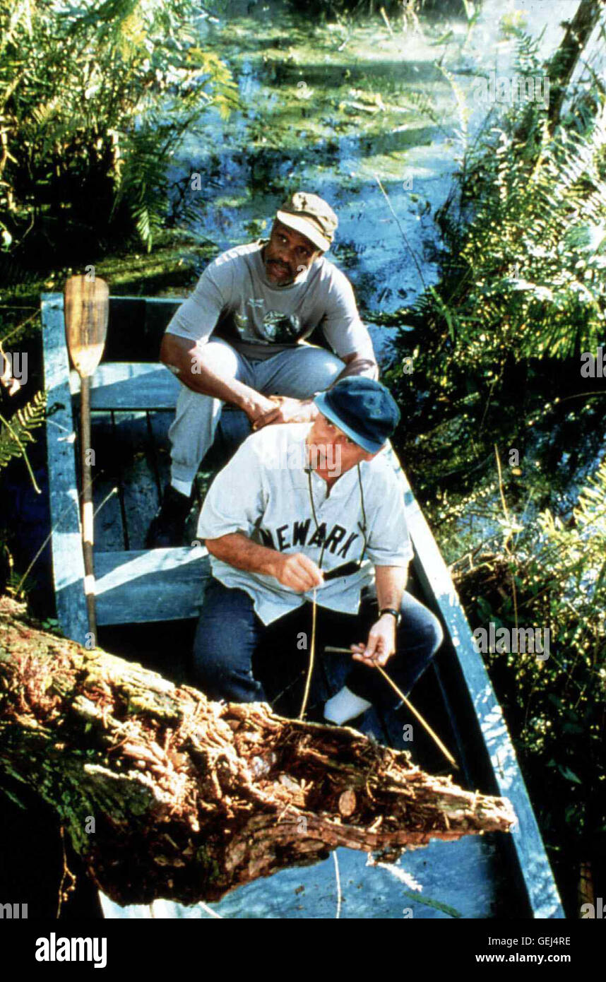 Gus (verde Danny Glover,hinten), Joe Acque (Joe Pesci) *** Caption locale *** 1997, Gone Fishin', Der 100.000 $ Fisch Foto Stock