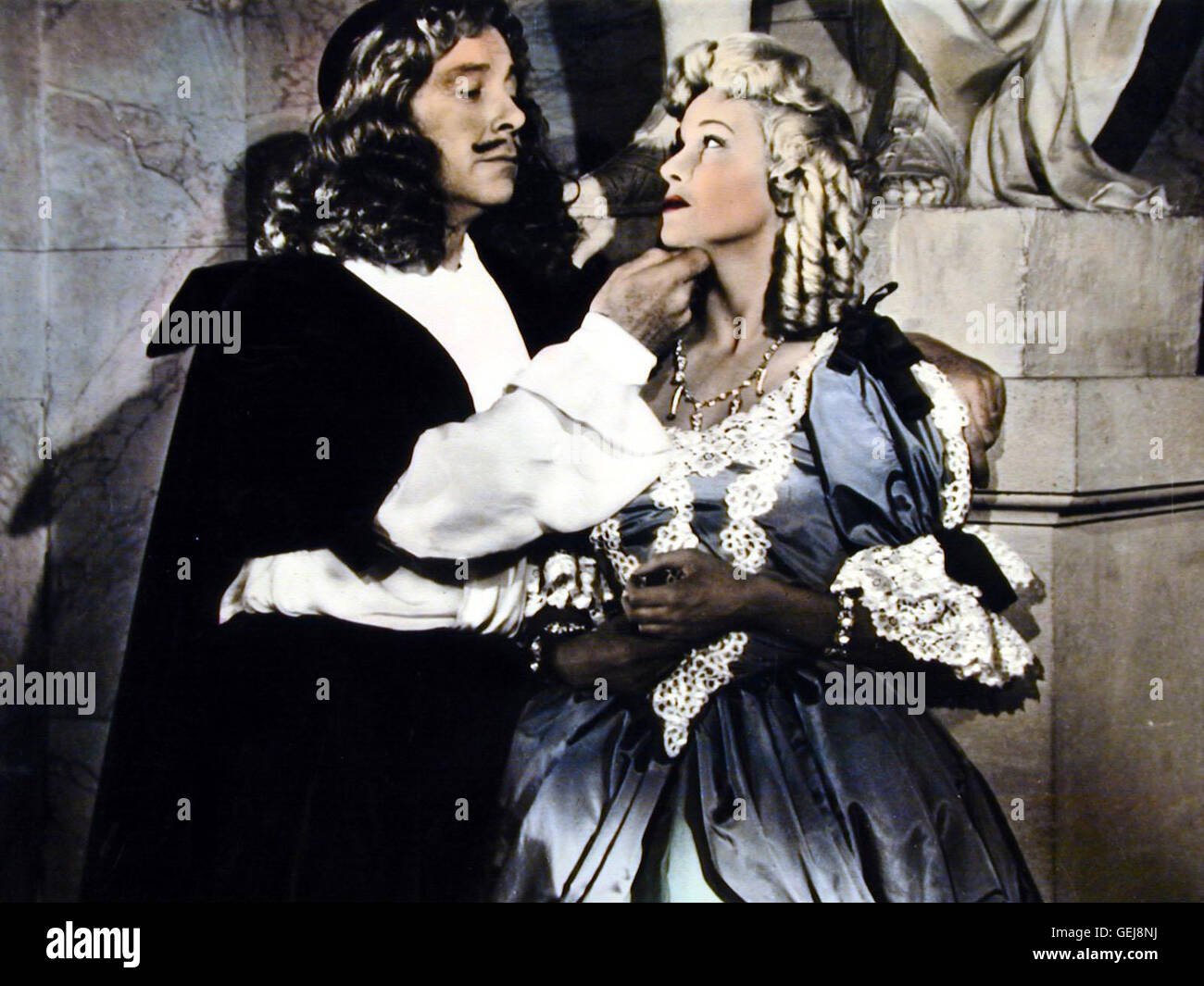 Ludwig XIV. (Georges Marchal), Madame Pompadour (Micheline Presle) *** Caption locale *** 1953, Si Versailles M'etait Conte, Wenn Versailles Erzaehlen Koennte Foto Stock