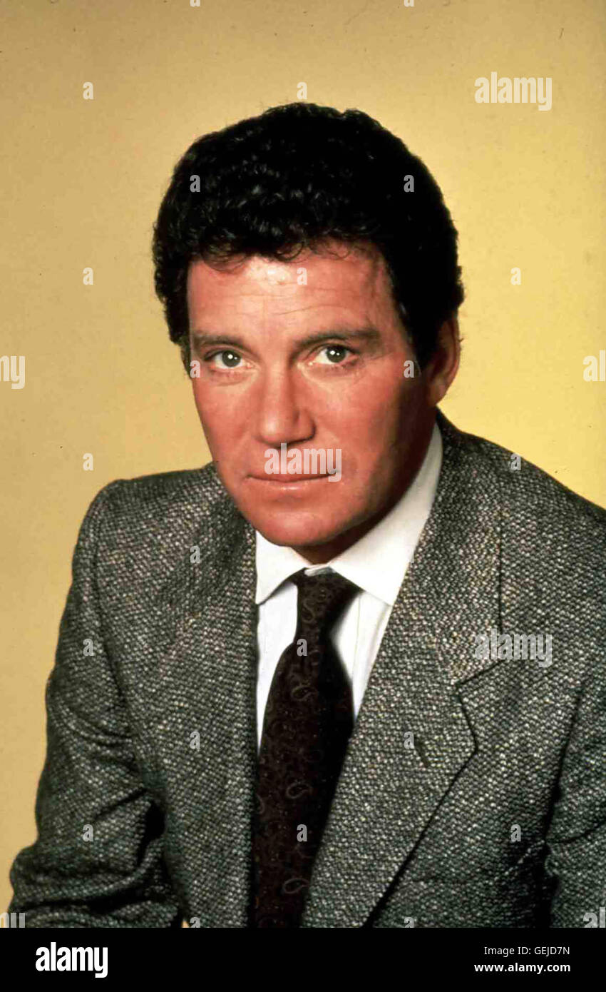 William Shatner.Caption locale *** 1984, i segreti di un uomo sposato, Die Sucht Nach Huren Foto Stock