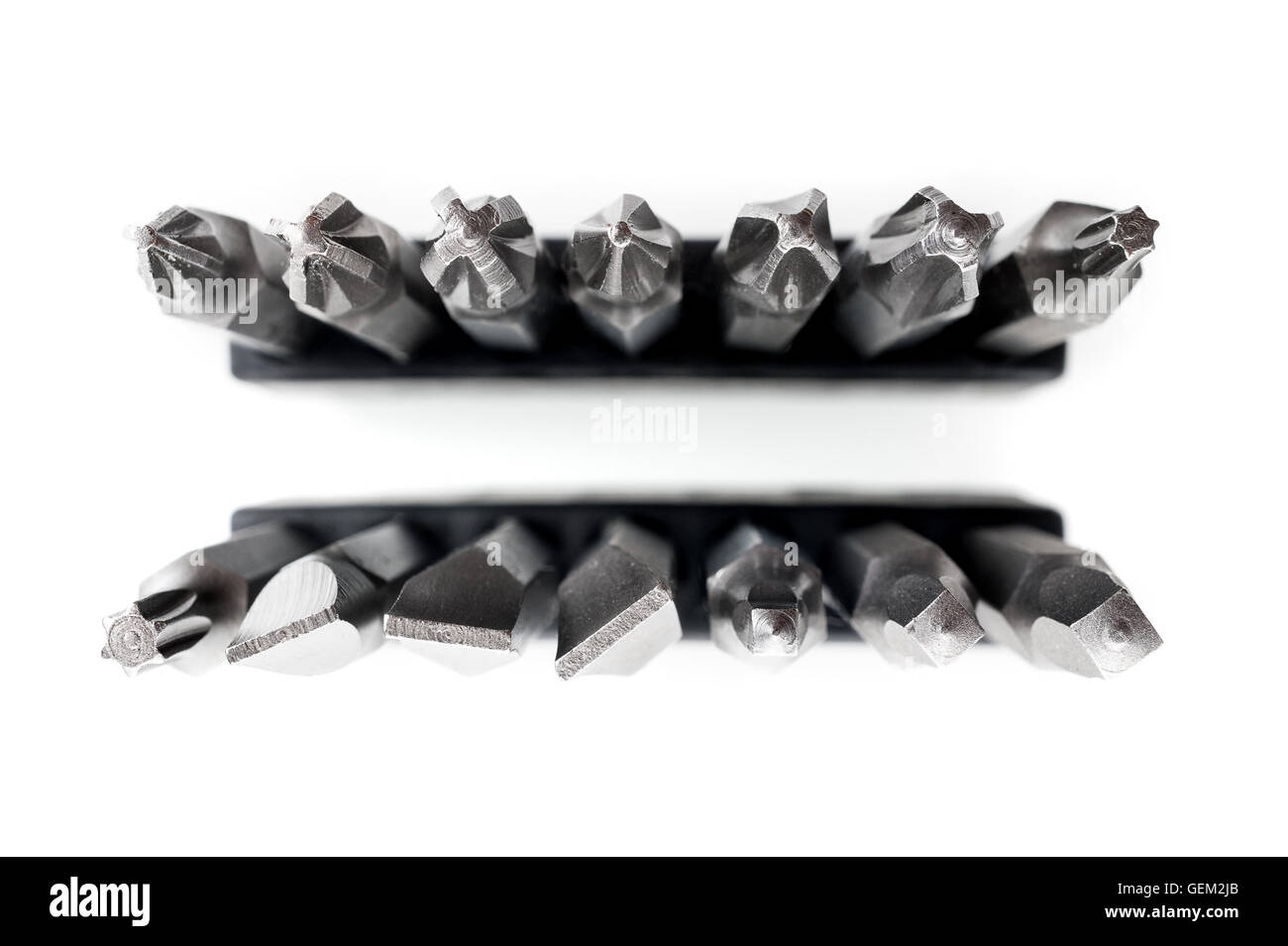 Closeup molti tipo di cacciavite Foto Stock