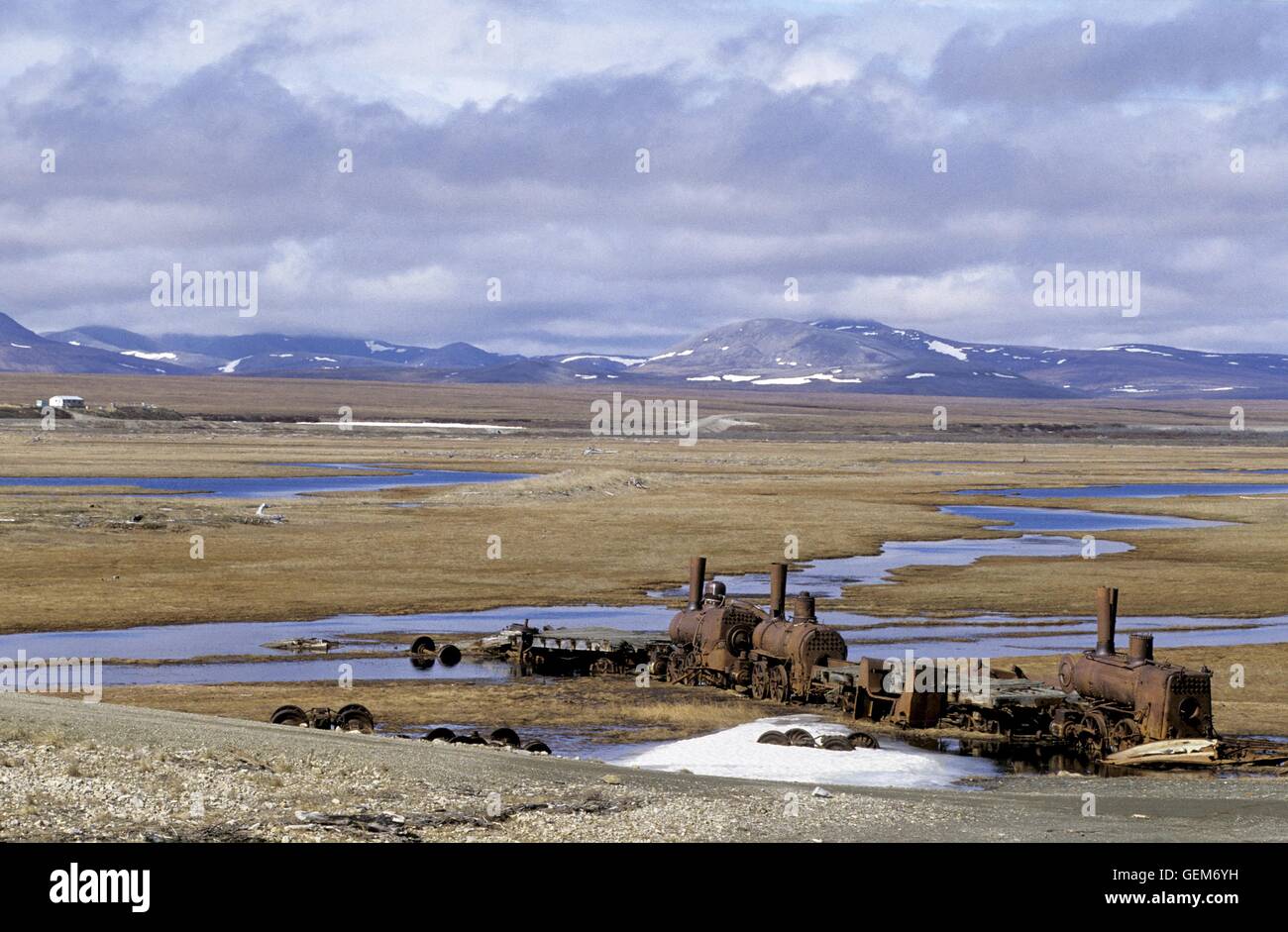 Stonehenge industriale Foto Stock