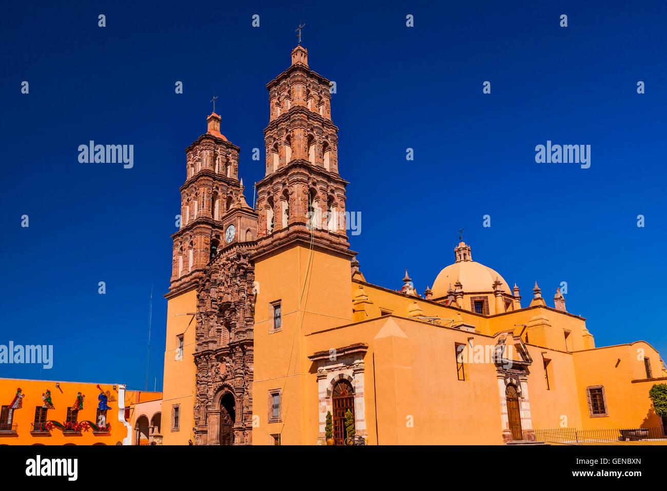 Natale Parroquia Cattedrale dolores hidalgo del Messico. Foto Stock
