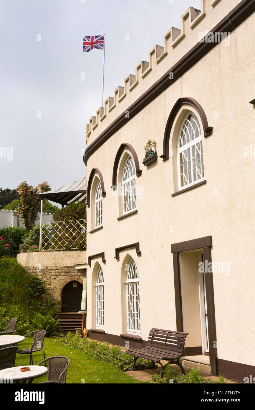 Regno Unito, Inghilterra, Devon, Sidmouth, Glen Road, Royal Glen Hotel, formerly Westbrook Cottage dove la Regina Vittoria per il padre è morto Foto Stock