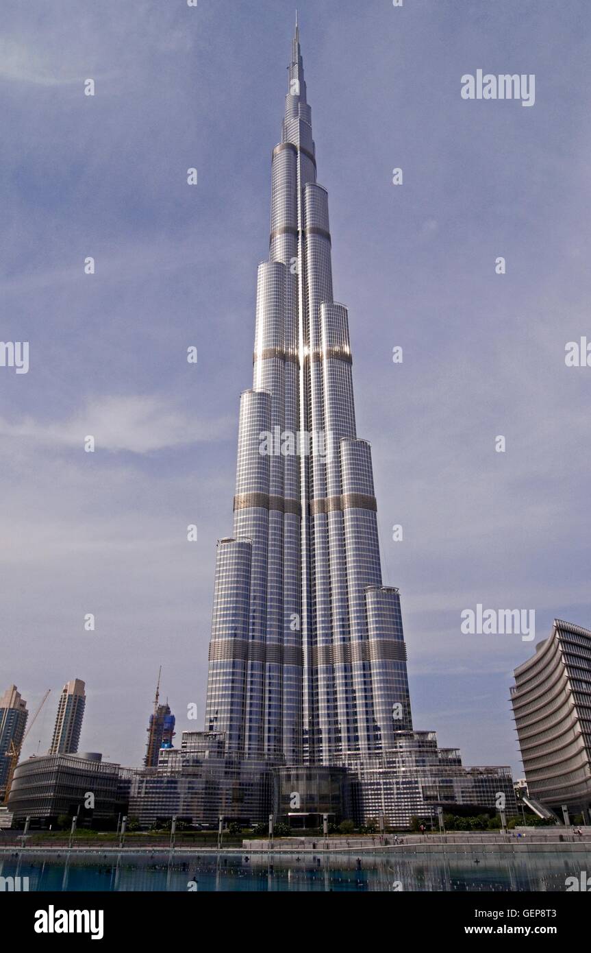 Il Burj Khalifa, Dubai Foto Stock