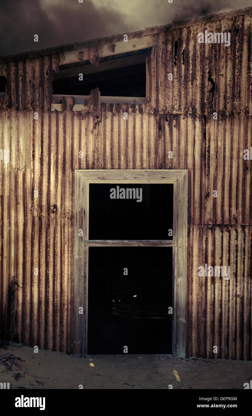 Ondulato dimora di stagno Foto Stock