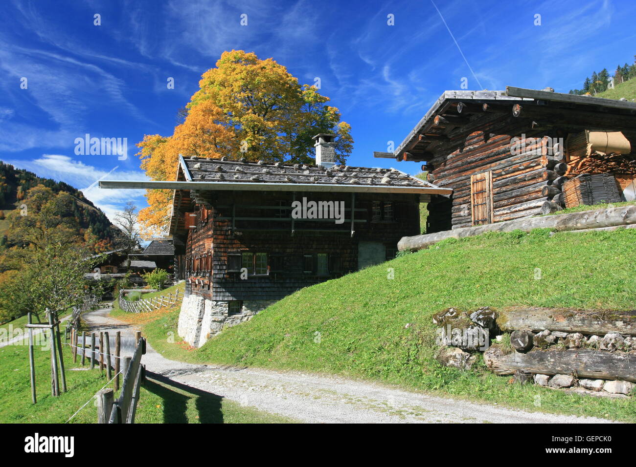 Valle Trettach, Superiore Allgaeu Foto Stock